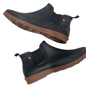 Bogs Sweetpea Black Waterproof Chelsea Rain Boot